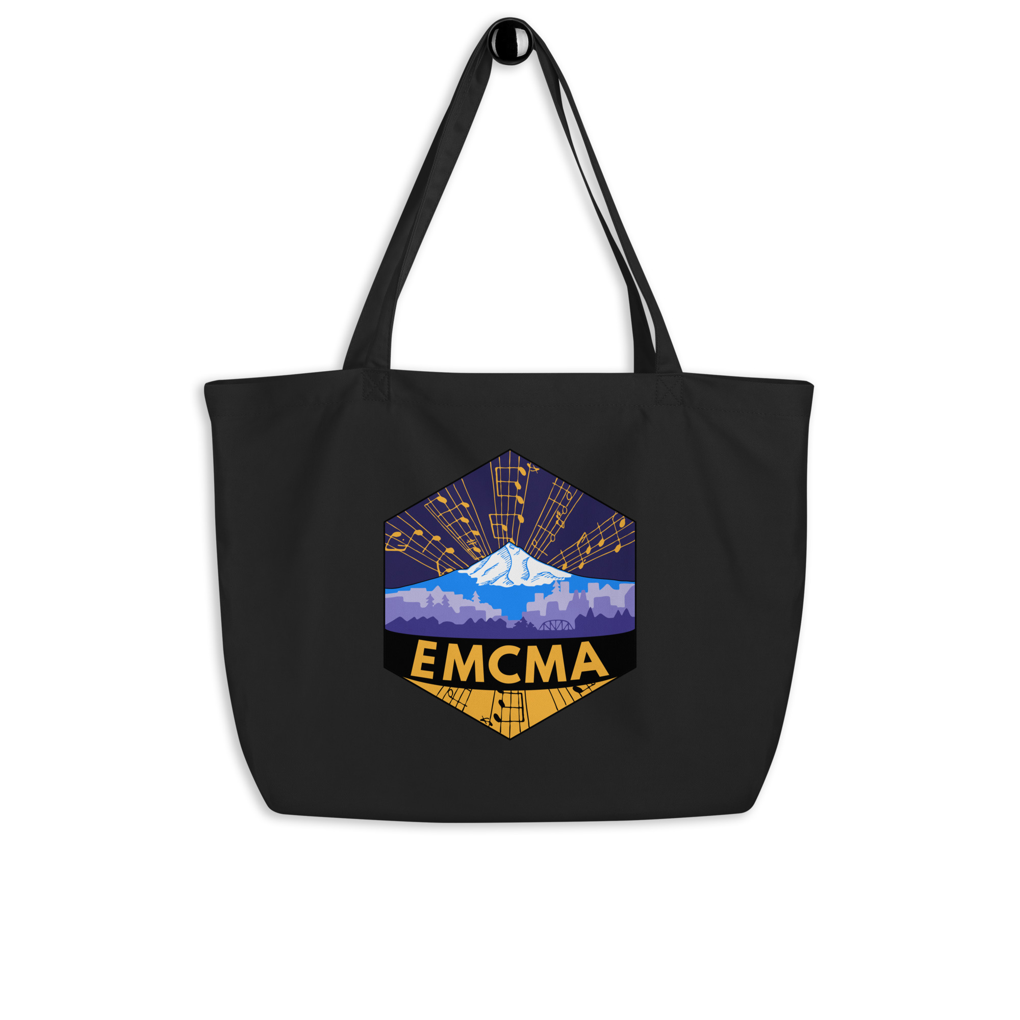 EMCMA Logo Tote - Large Black - Image 3